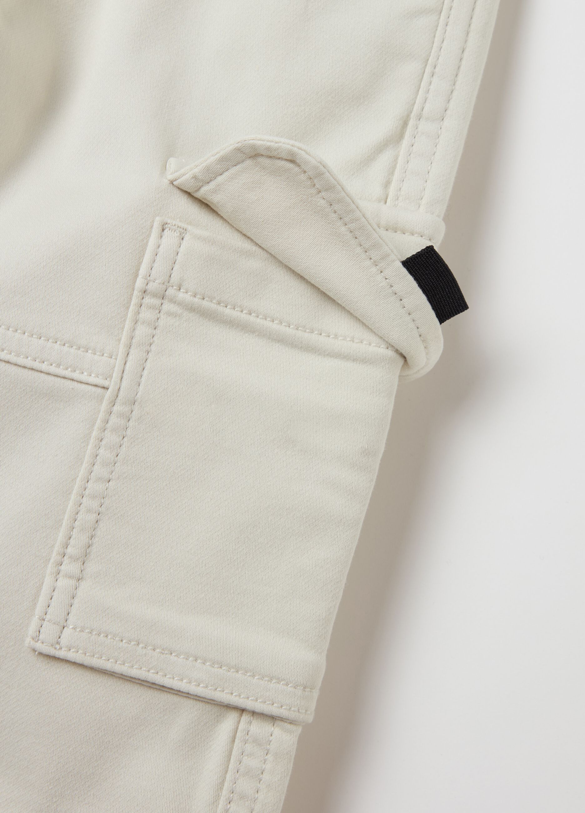 Cargo joggers with drawstring