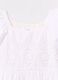 White dress in cotton with openwork flowers_3