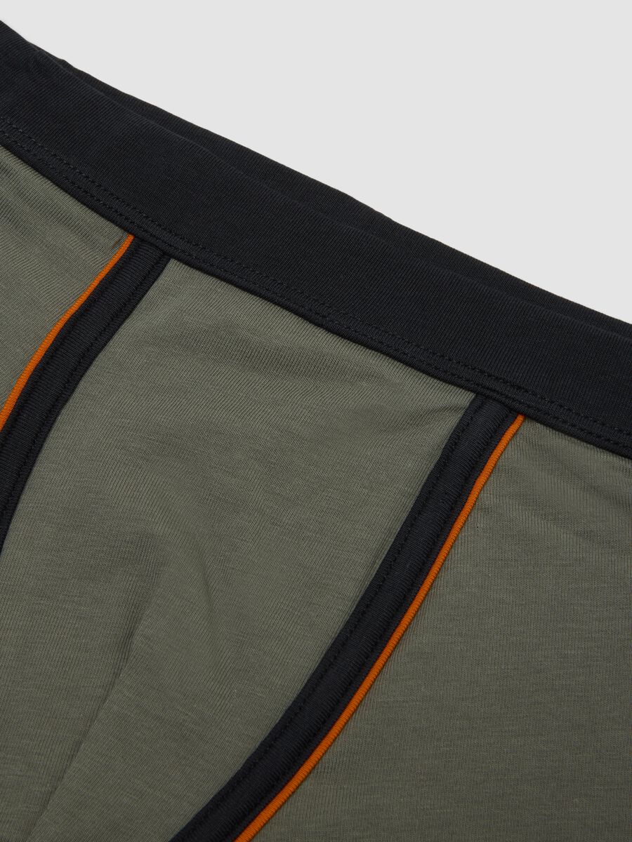 Green organic stretch cotton boxer shorts_2