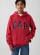 Kinder Kapuzenpullover aus roter Baumwollmischung Regular Fit mit Logo_0