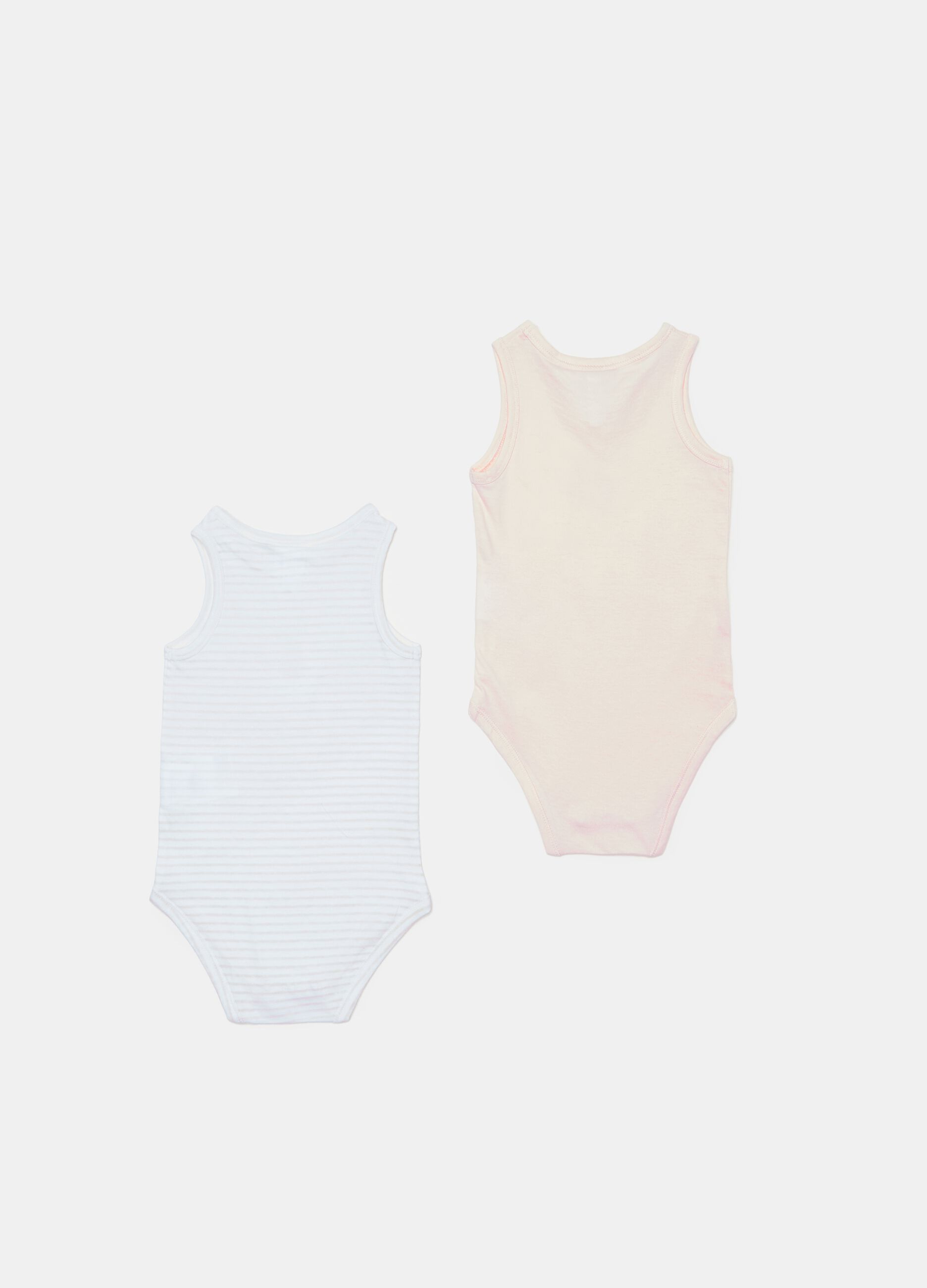 Two-pack Donald Duck 90 bodysuits in organic cotton
