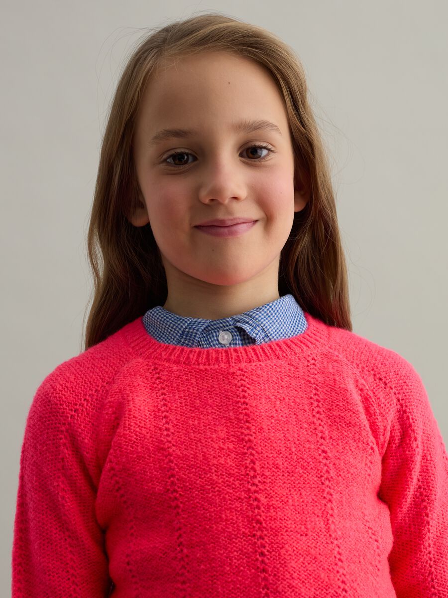 Pullover with pointelle weave_2