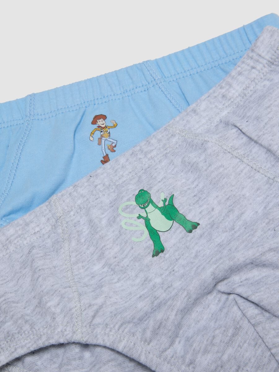 Pack of five multicolour organic cotton Toy Story print briefs_2
