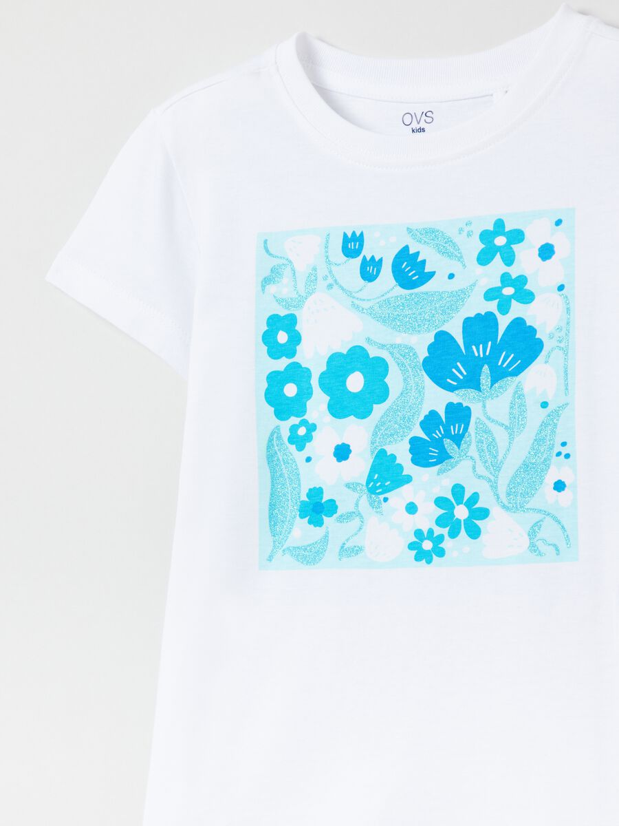 T-shirt with glitter print_2