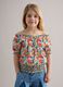 Girls' regular fit multicolour floral pure cotton blouse_1