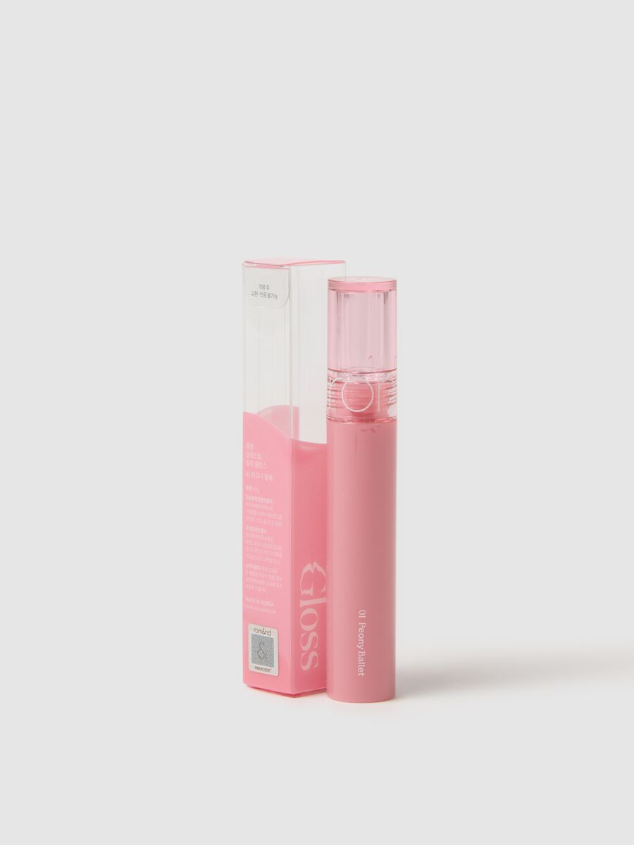 ROM&ND GLASTING COLOR GLOSS 01 PEONY BALLET COLOURED LIP GLOSS - Korean make-up_2