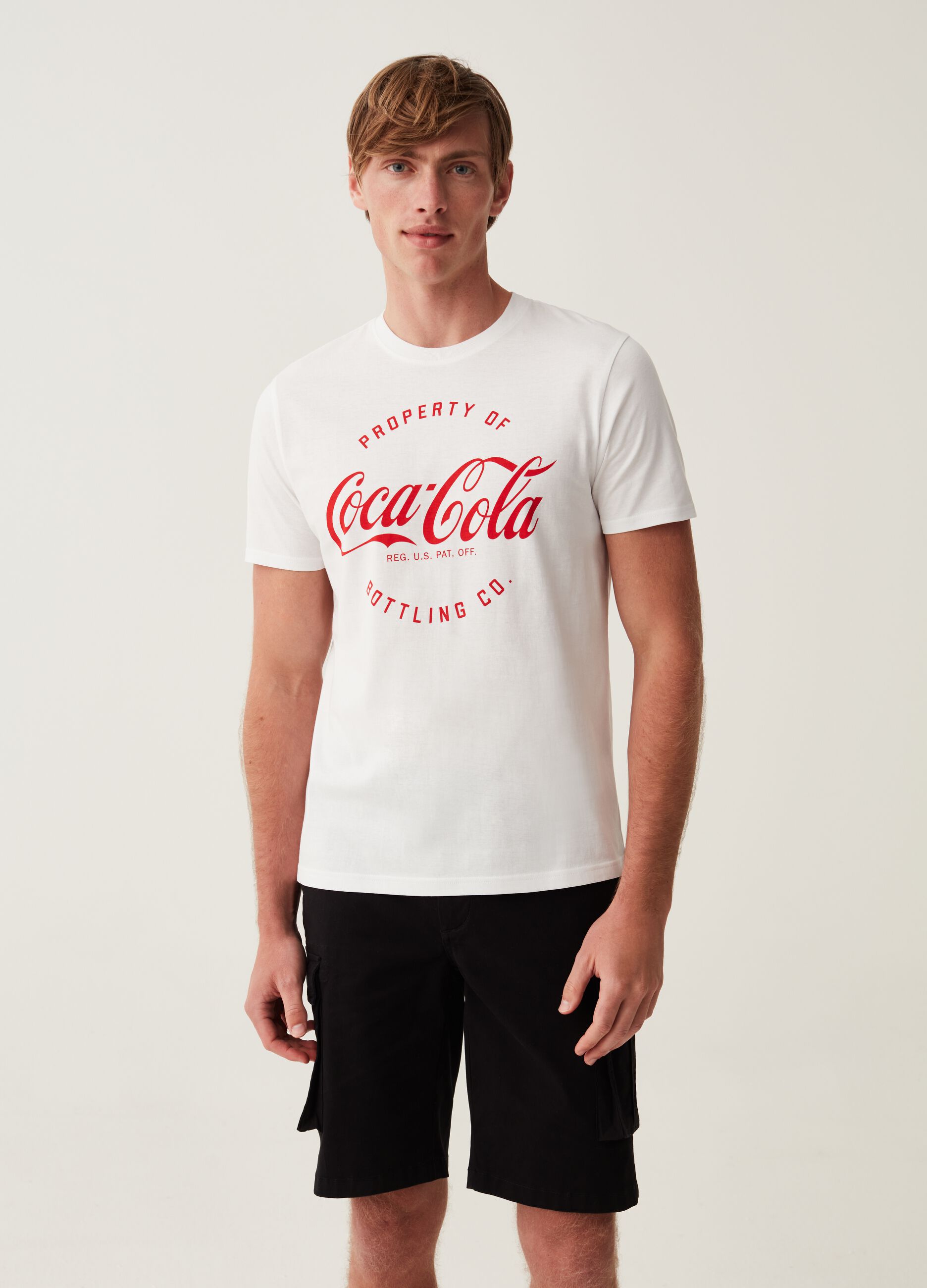 Cotton T-shirt with Coca-Cola® print