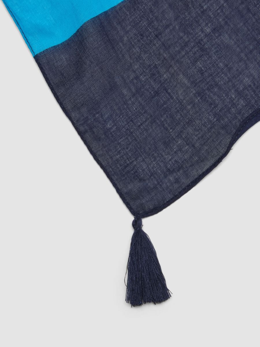 Multicoloured pure cotton scarf_3