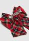 Girls' Multicolour Check Cotton Hair Bow_2