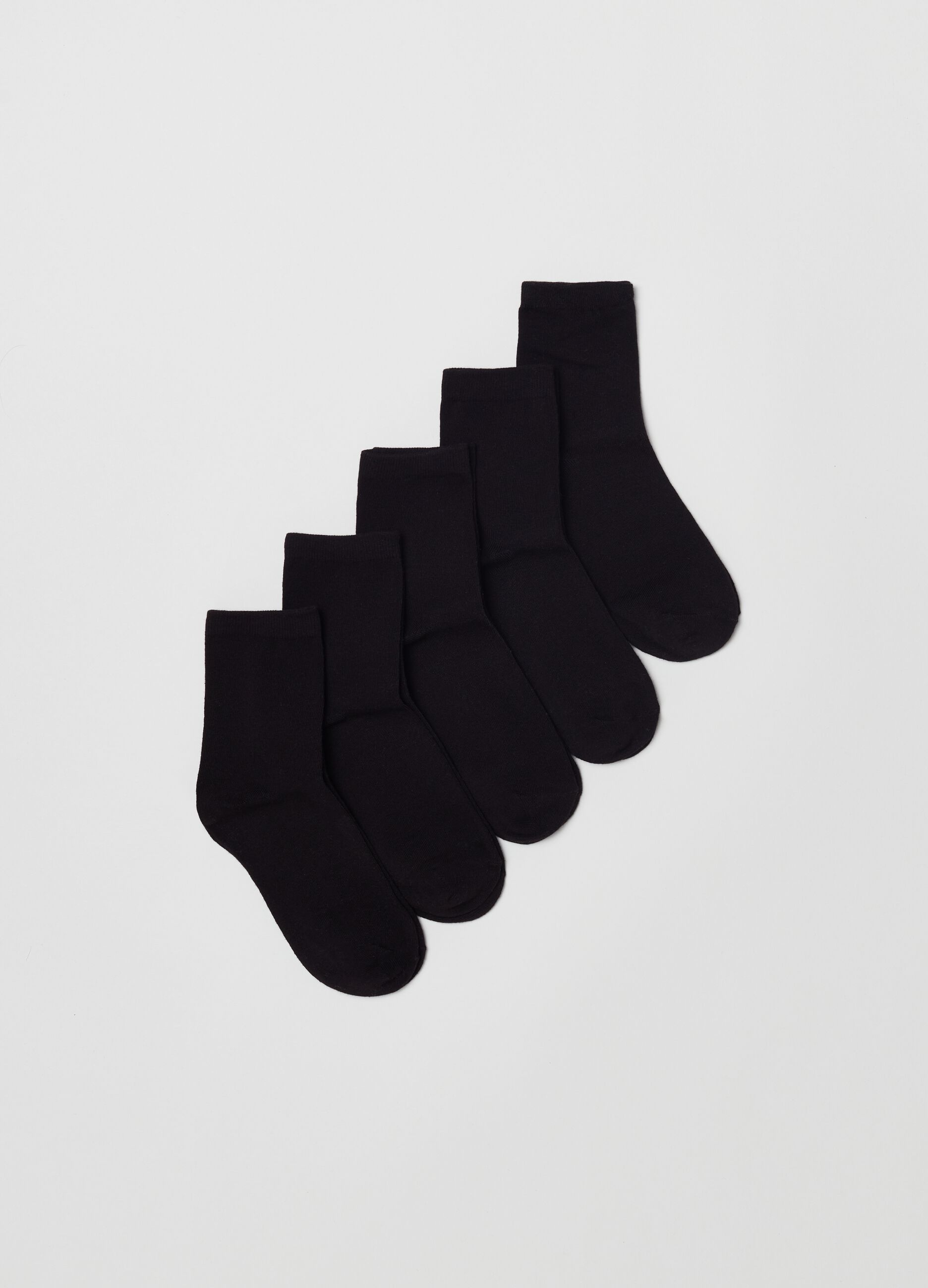 Five-pair pack short stretch socks_0