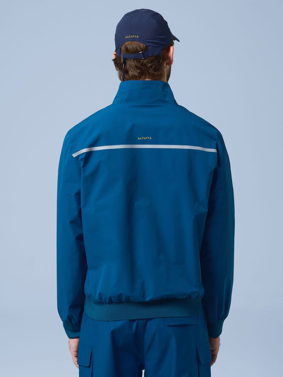 Blauer Windbreaker ALTAVIA SAILING mit Reissverschluss_3
