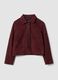 Red genuine leather jacket, regular fit_4