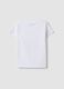 White stretch cotton short-sleeve T-shirt_1