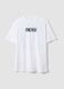 White pure cotton t-shirt regular fit with One Piece logo_4