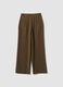 Green viscose-blend straight-leg trousers_5
