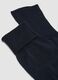 2er-Pack lange blaue Socken aus Stretch-Baumwolle_1