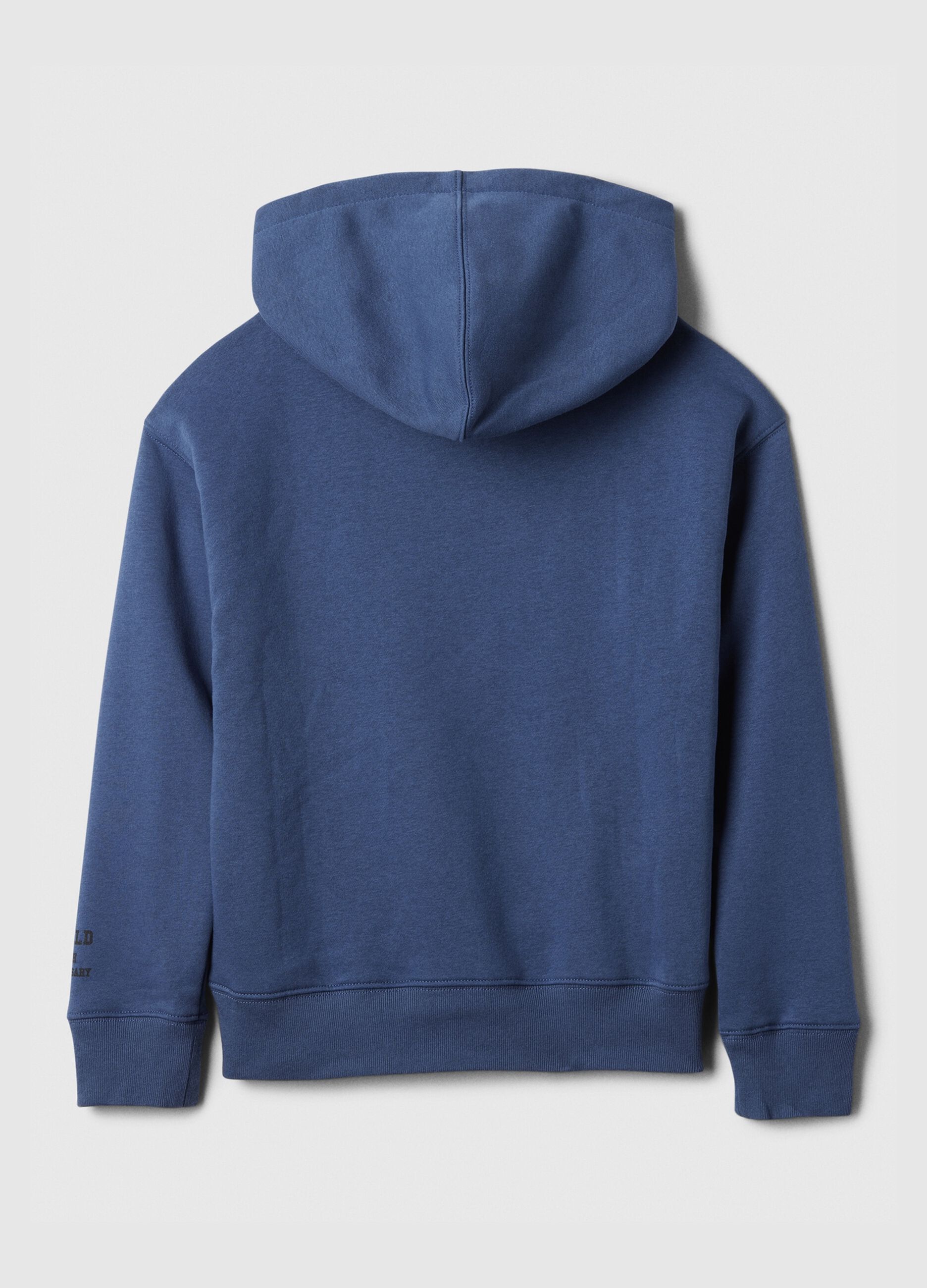 Sweatshirt with hood and Donald Duck print