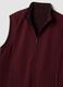 Rote, wendbare Weste aus Stretch-Baumwolle mit Kragen, Regular Fit_2
