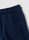 Regular fit blue pure cotton toddler shorts_3