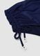 Blue bikini bottoms in stretch fabric with side ties_5