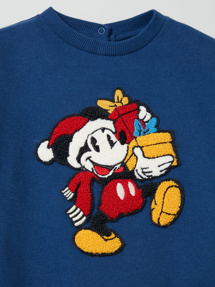 Jogging set with Christmas Mickey Mouse patch_2