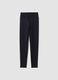 Schwarze Slim-Fit-Leggings aus Stretchmaterial mit regul&auml;rer Taille ALTAVIA STUDIO_5