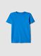 Boys' pure cotton blue regular-fit T-shirt_3