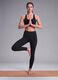 Black high-waisted stretch leggings_0