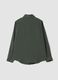 Green regular-fit shirt with classic collar_2