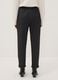 Grey regular-fit formal trousers in stretch viscose_3