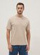T-shirt The Iconic Tee beige in pure cotton relaxed fit_2