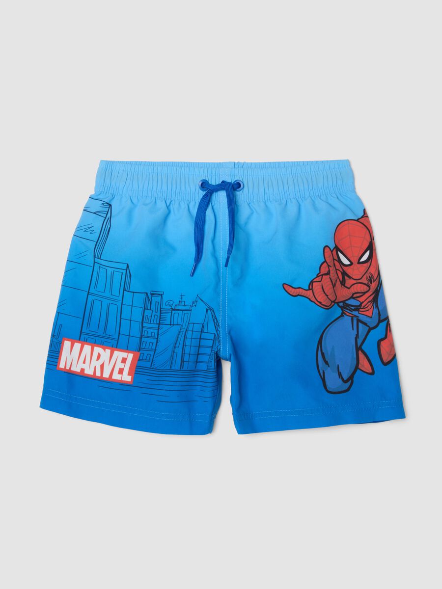 Cal&ccedil;&otilde;es de banho azuis com estampado do Spider-Man_0