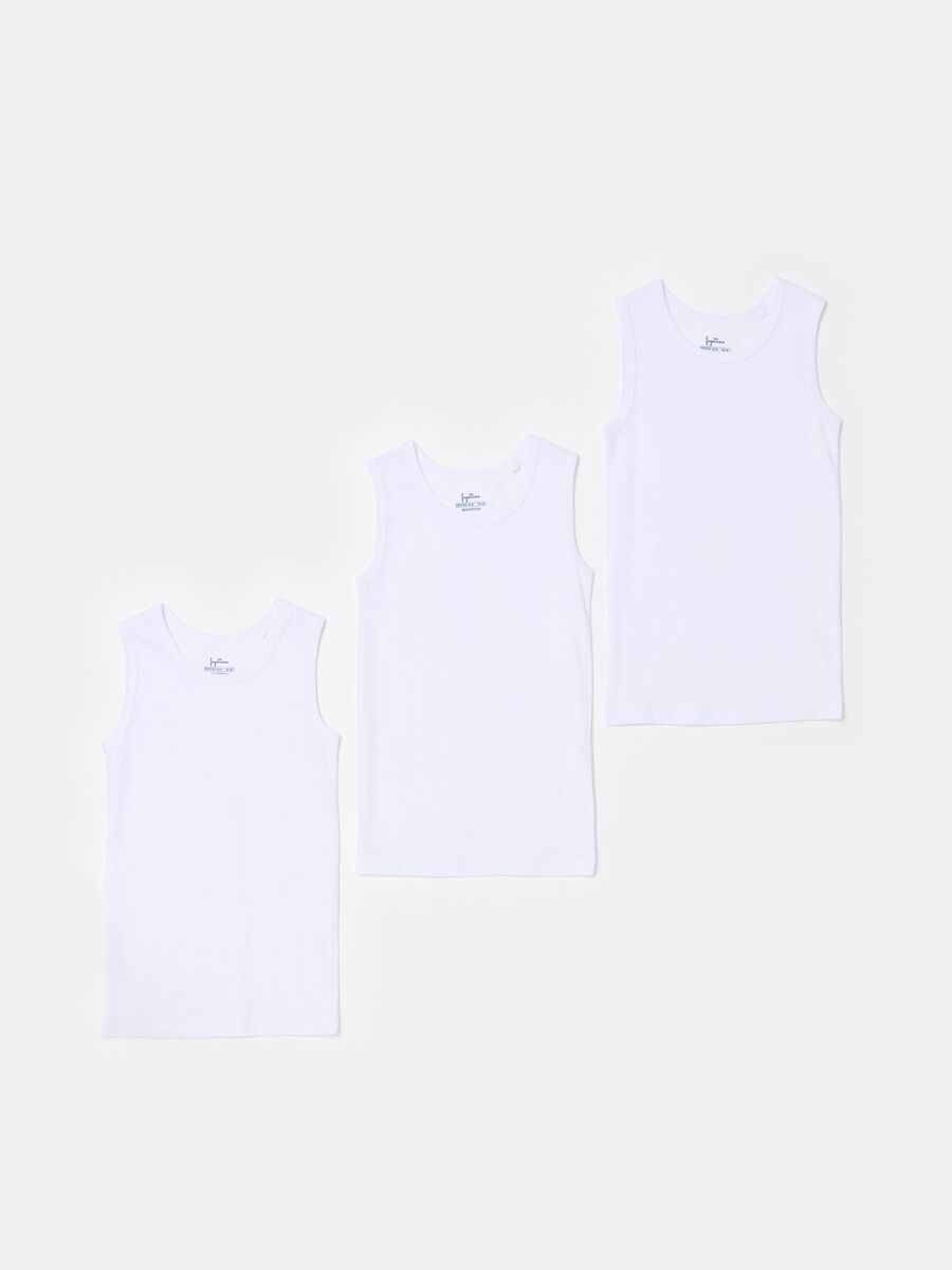 Pack tres camisetas de tirantes de algodón orgánico_0