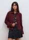 Red genuine leather jacket, regular fit_2