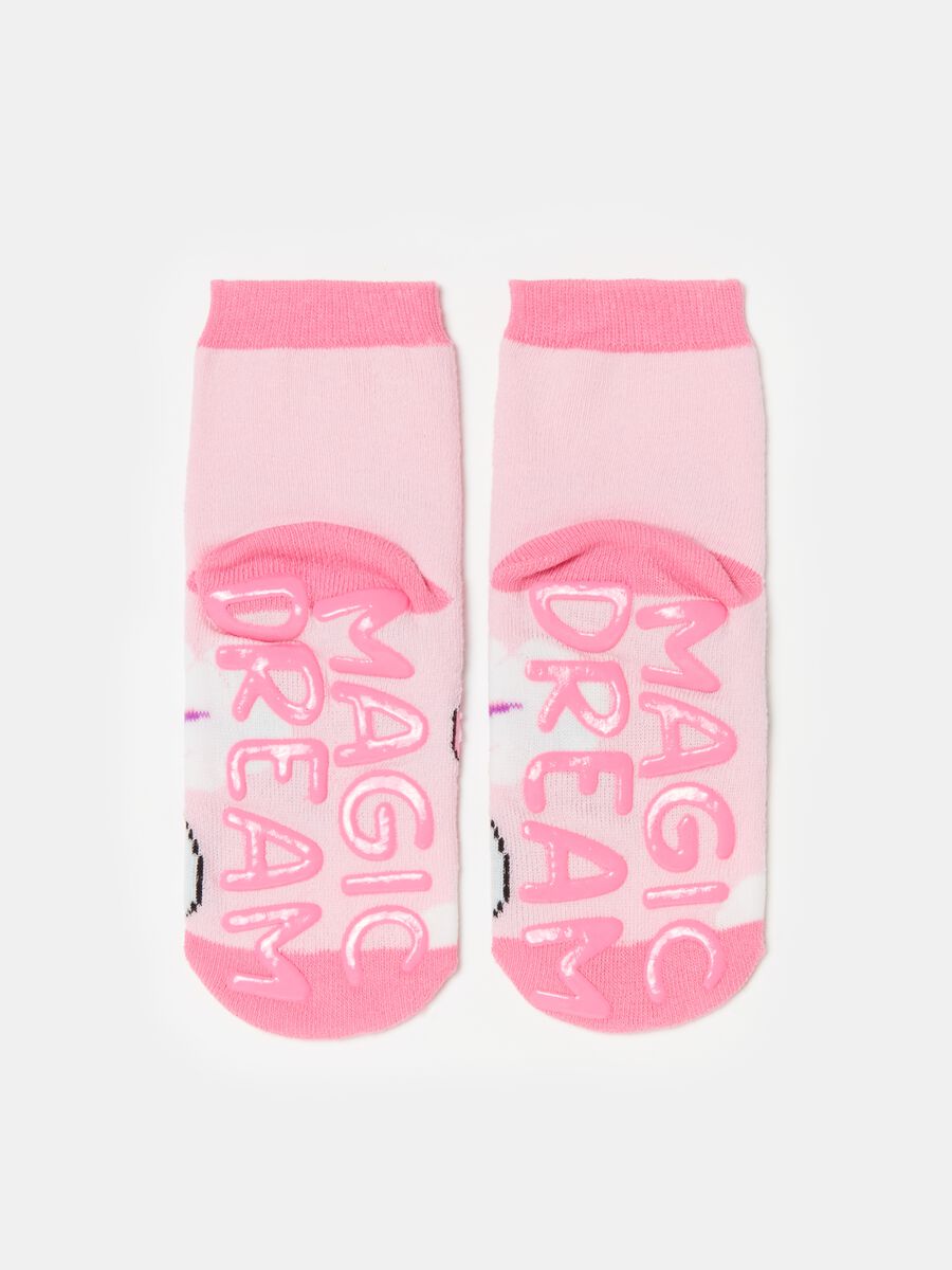 Slipper socks with kitten design_1