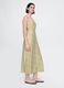 Langes Kleid mit buntem Blumenmuster_1