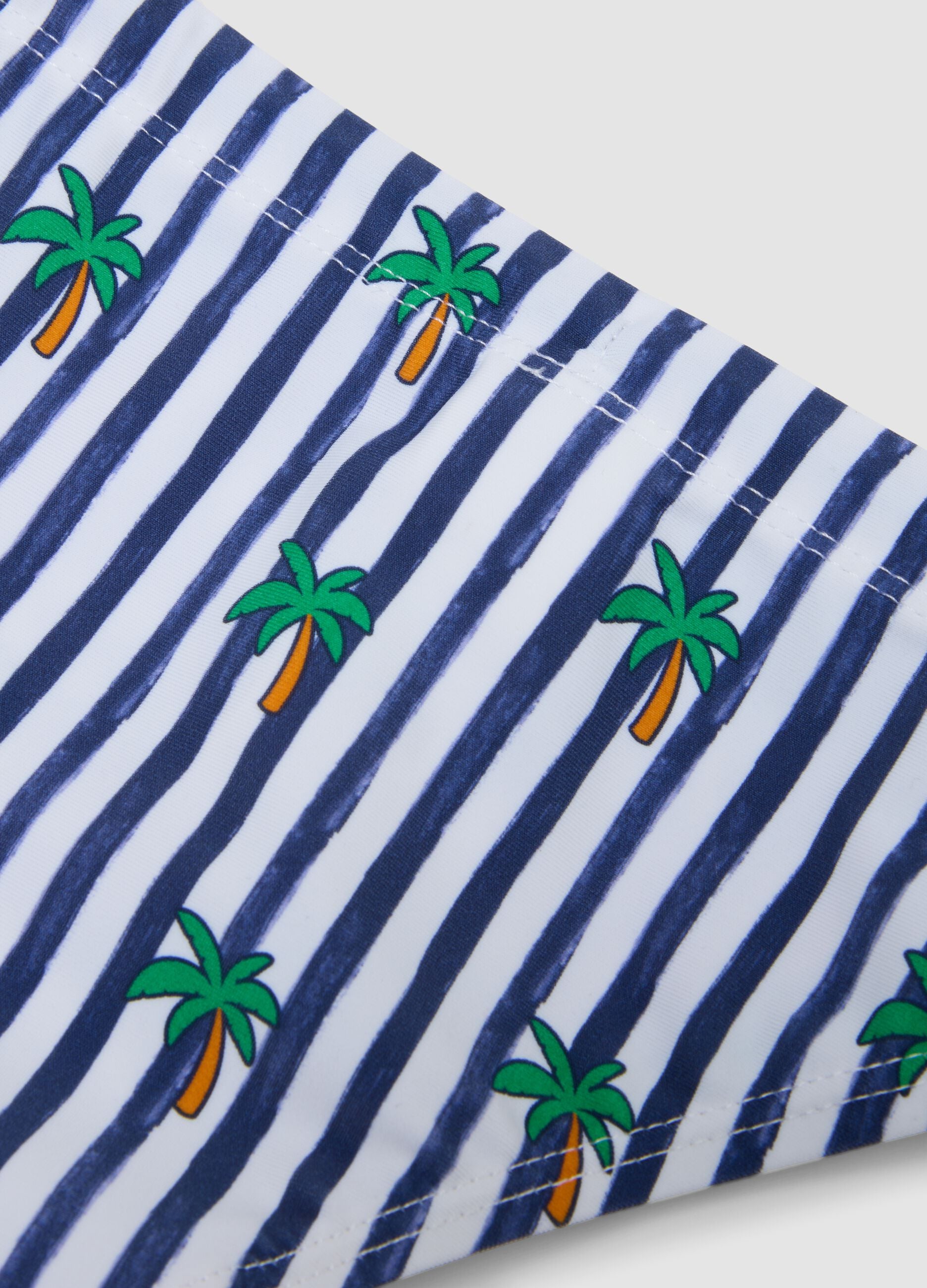 Blaue Swim-Briefs aus Stretchmaterial