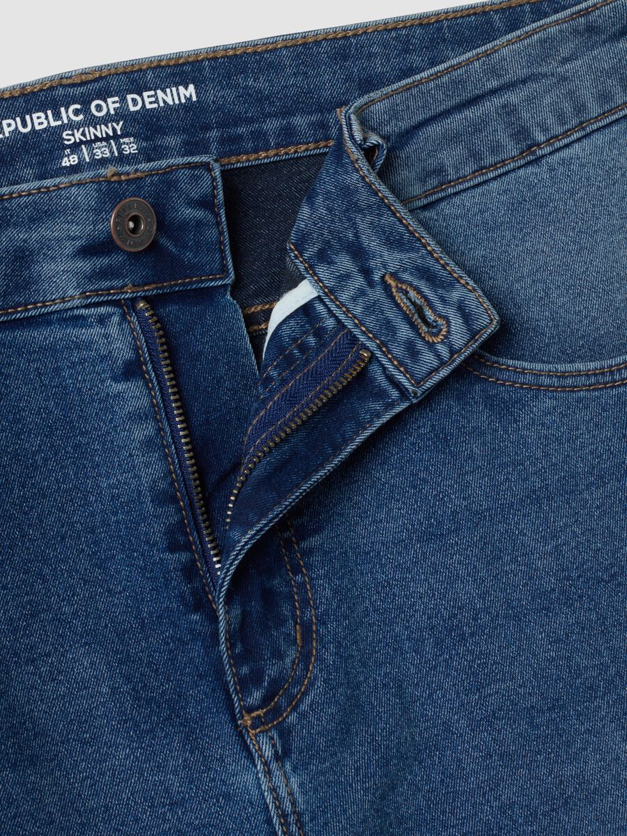 Jeans denim skinny fit in cotone elasticizzato_1
