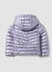 Ultralight Steppjacke in Violett mit Kapuze und Reissverschluss f&uuml;r M&auml;dchen_1