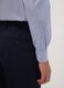 Light blue cotton-blend checked easy-iron regular-fit shirt_3