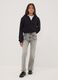 Girls&rsquo; grey flared jeans in stretch cotton_0