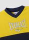 Yellow and blue regular-fit T-shirt with perforated insert for boys_3