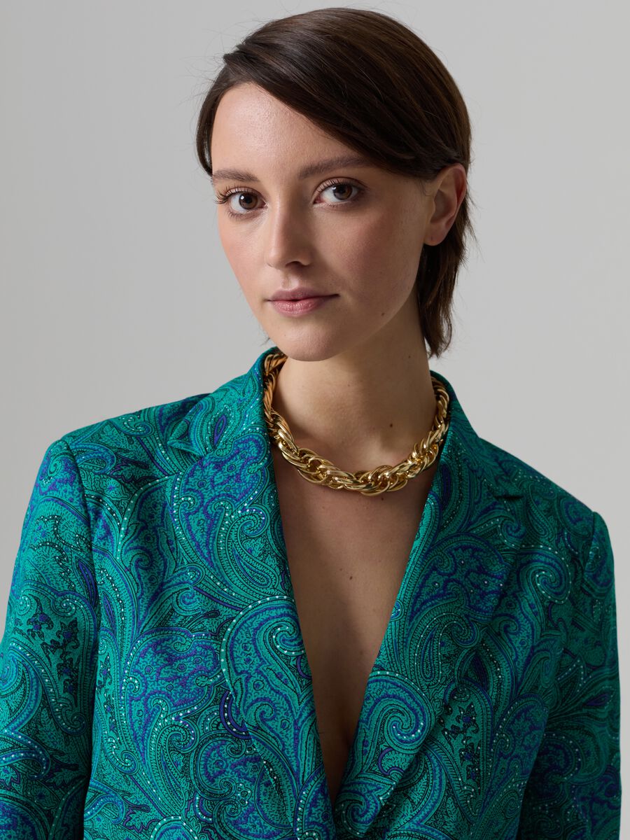Single-breasted blazer with paisley pattern_2