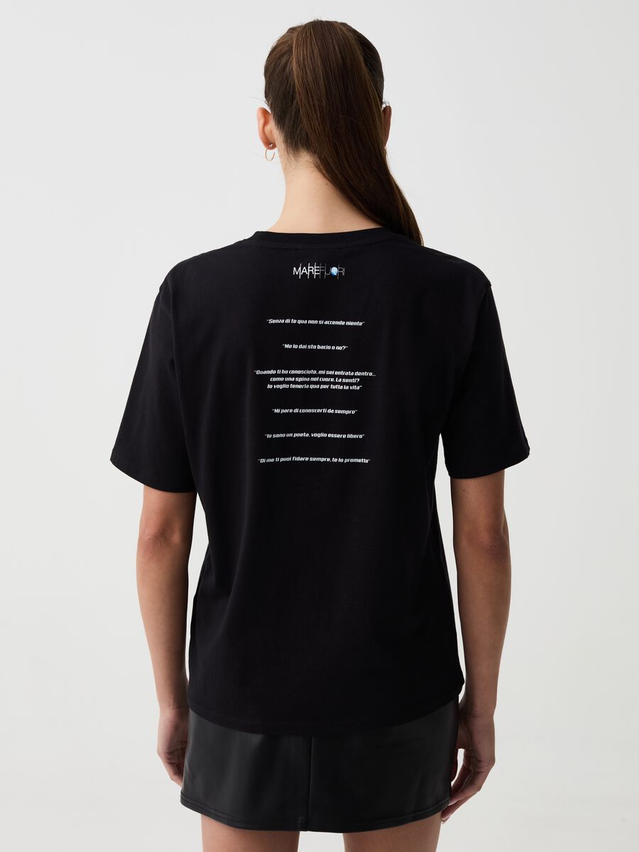 Camiseta oversize con estampado B.ANGEL X MARE FUORI_2