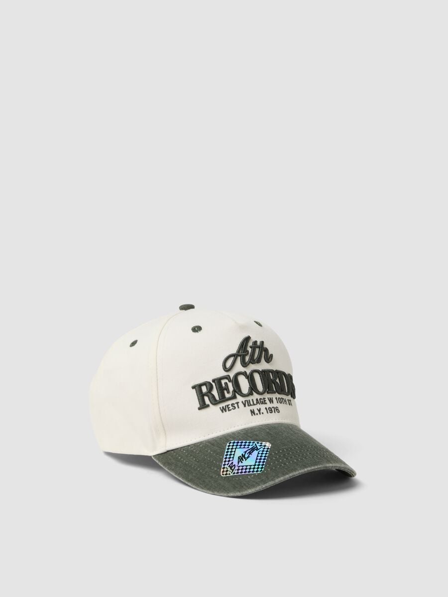 Bon&eacute; de basebol branco em algod&atilde;o puro_0