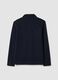 Breathable blue cotton-blend sweatshirt with regular-fit collar_2