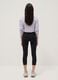 Girls' black cotton blend skinny leggings_1