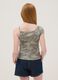 Grey cotton-blend one-shoulder T-shirt with camouflage print_1