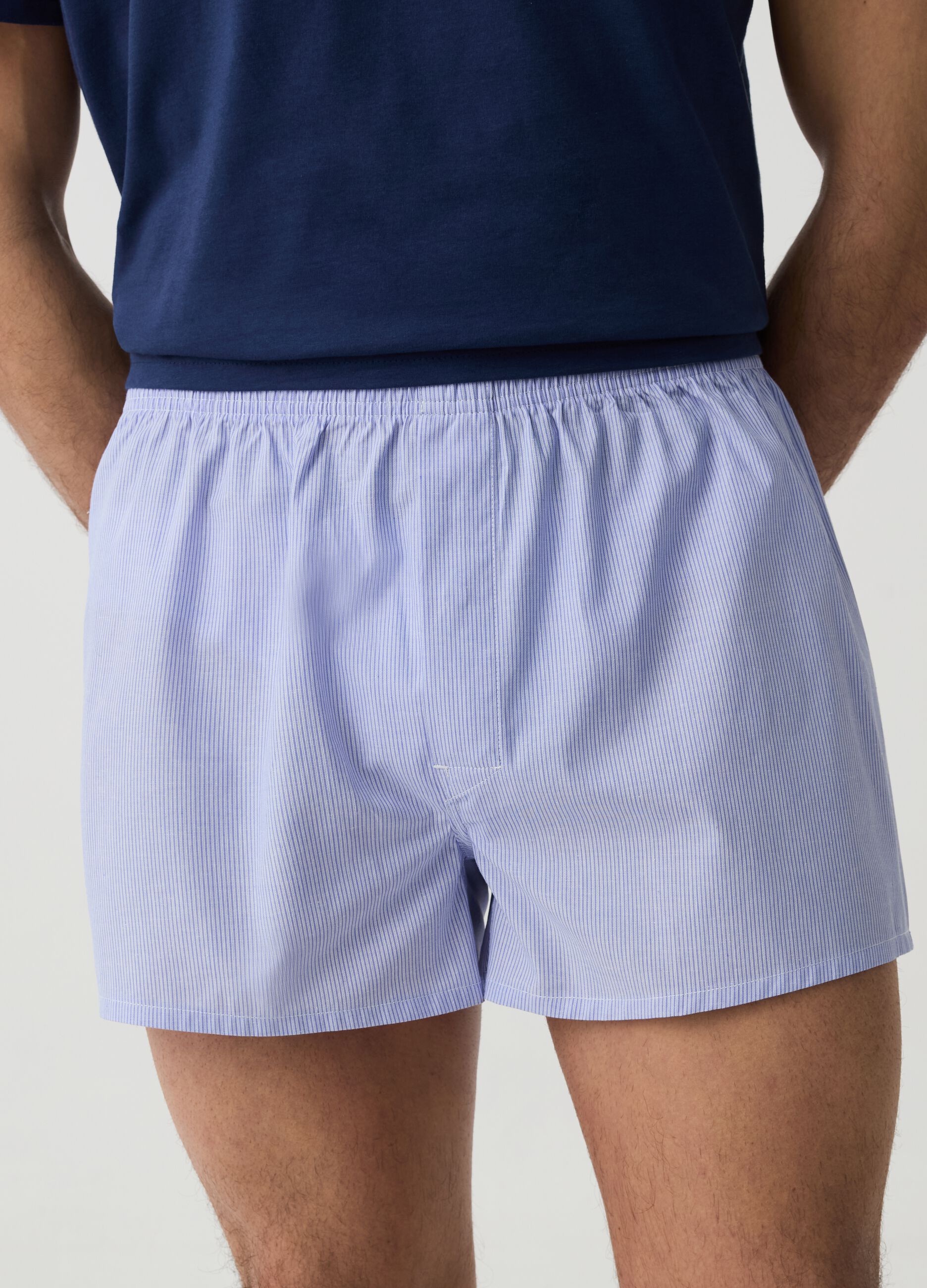Two-pack boxer shorts in cotton with pattern