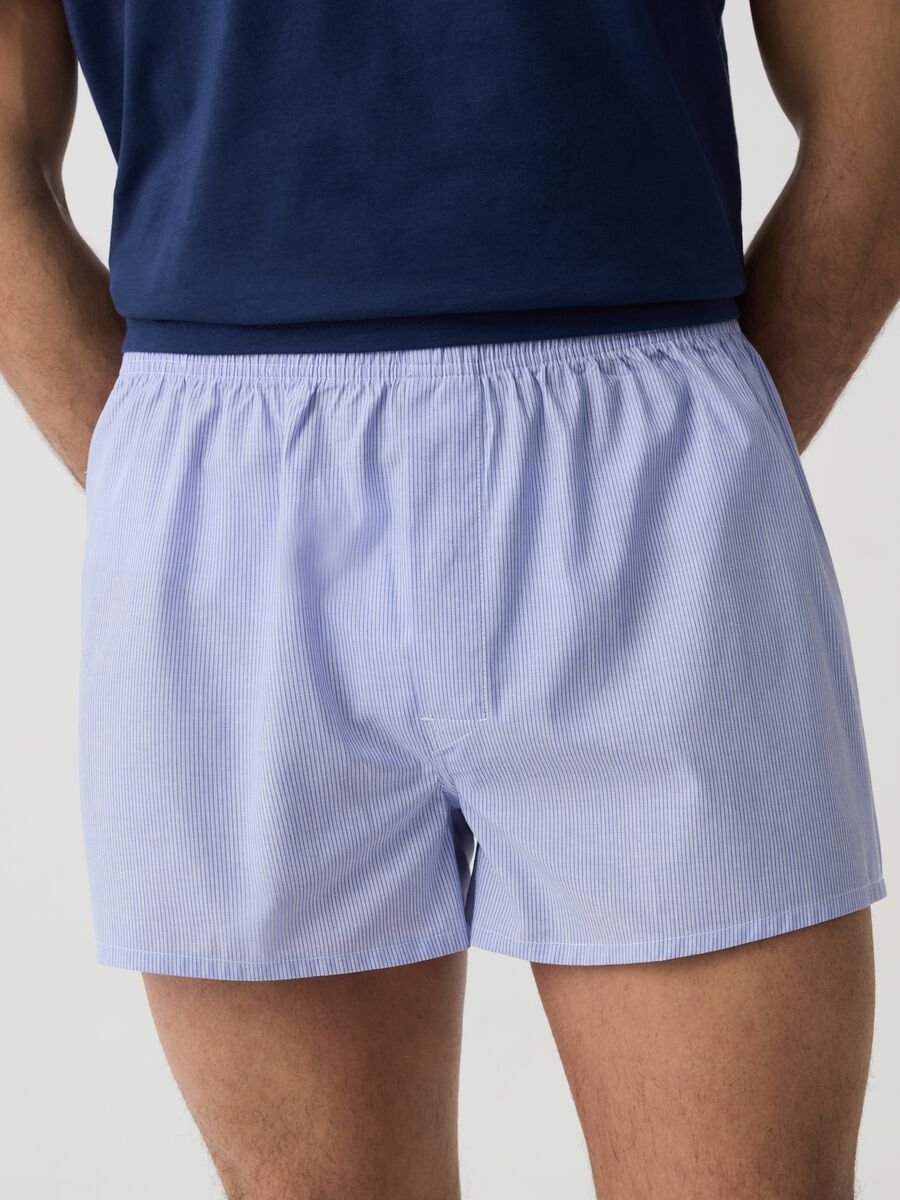 Two-pack boxer shorts in cotton with pattern_1